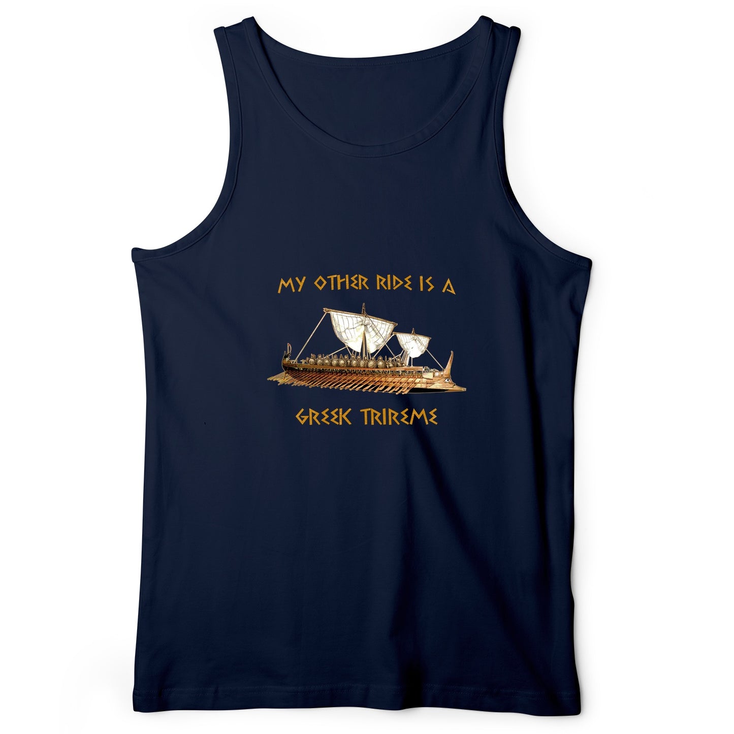 Greek Trireme Tank Top