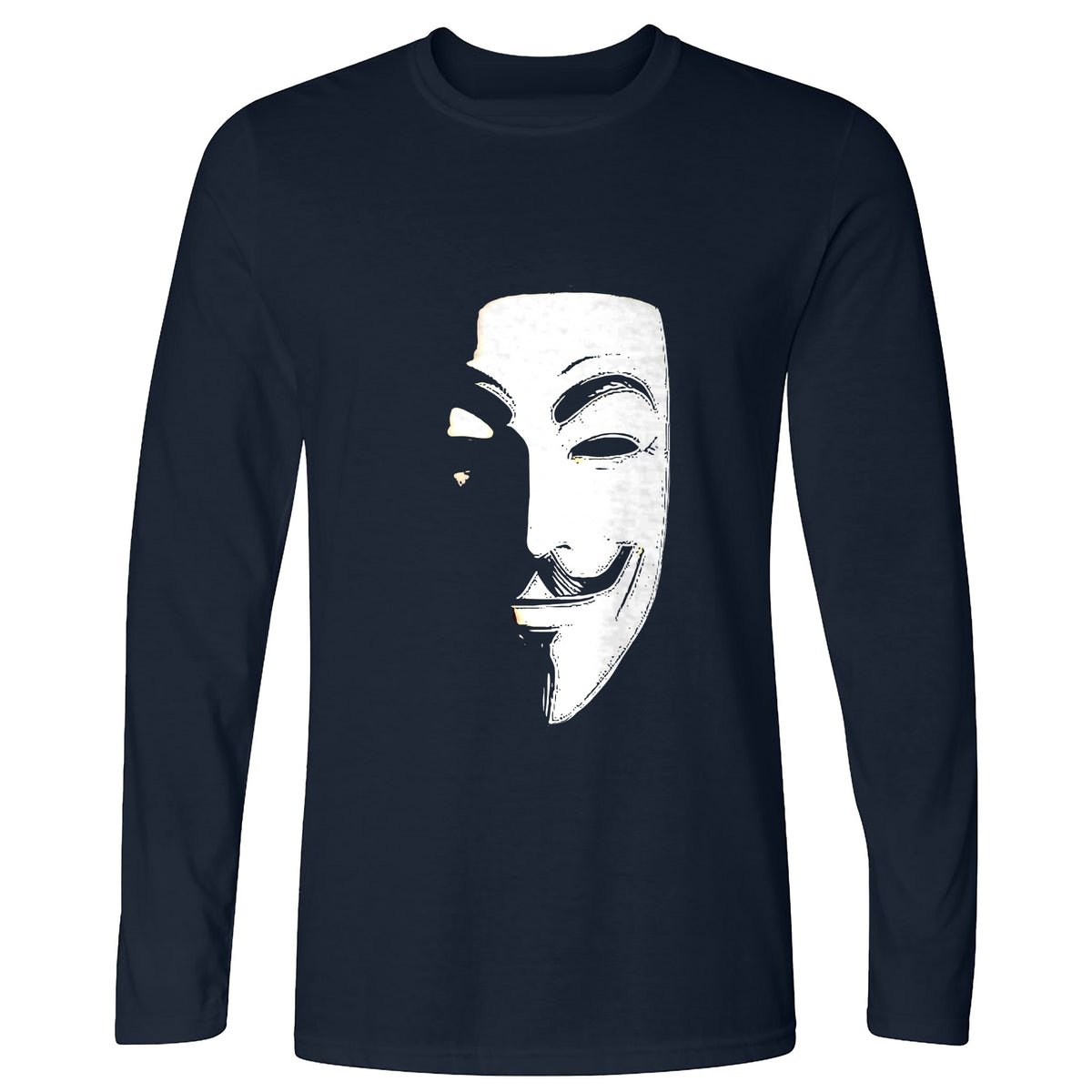 Guy Fawkes Mask Long Sleeve T-Shirt