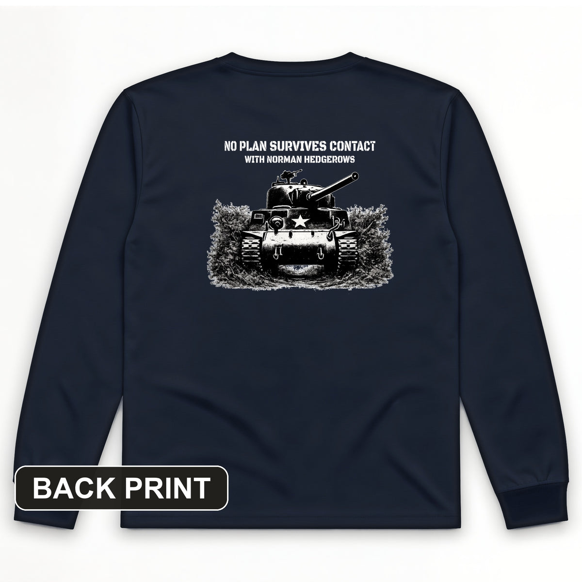 Hedgerows Back Print Long Sleeve T-Shirt