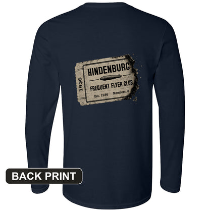 Hindenburg Back Print Long Sleeve T-Shirt