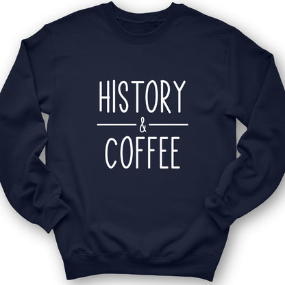 History & Coffee Crewneck