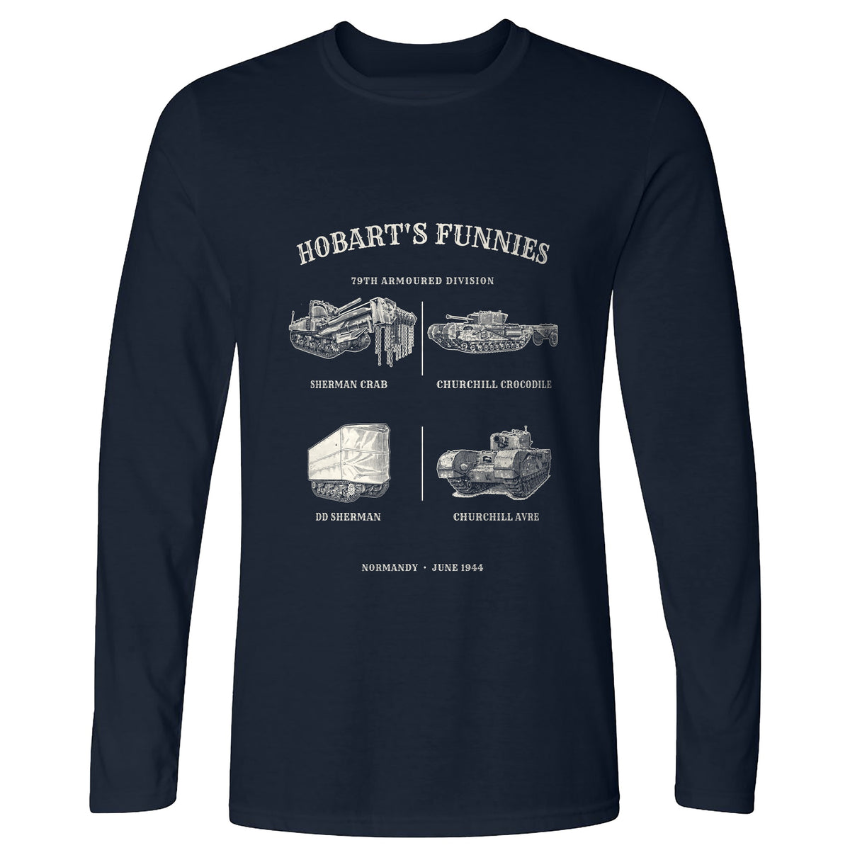 Hobart's Funnies Long Sleeve T-Shirt