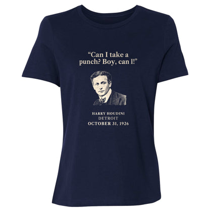 Houdini Can I Take A Punch Women's T-Shirt