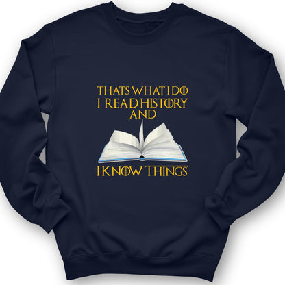 I Read History Crewneck