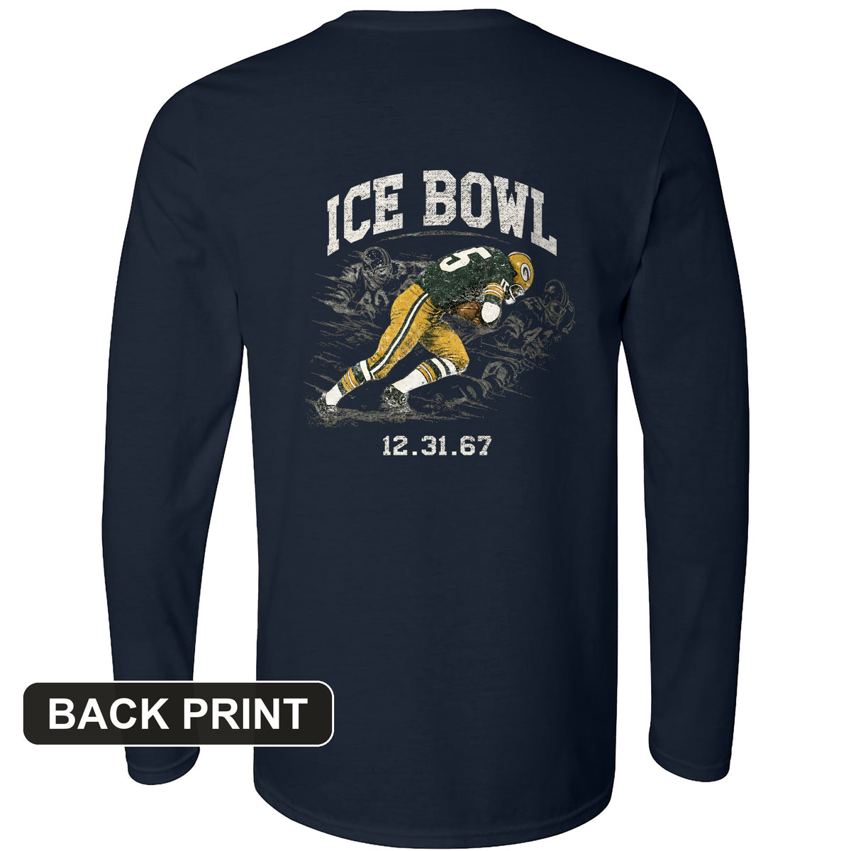 Ice Bowl Back Print Long Sleeve T-Shirt