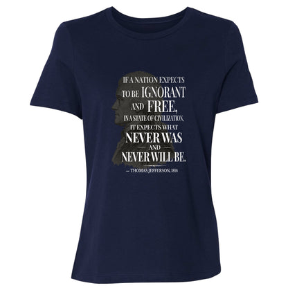 Ignorant and Free Women's T-Shirt