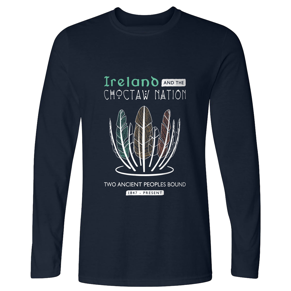Irish-Choctaw Friendship Long Sleeve T-Shirt