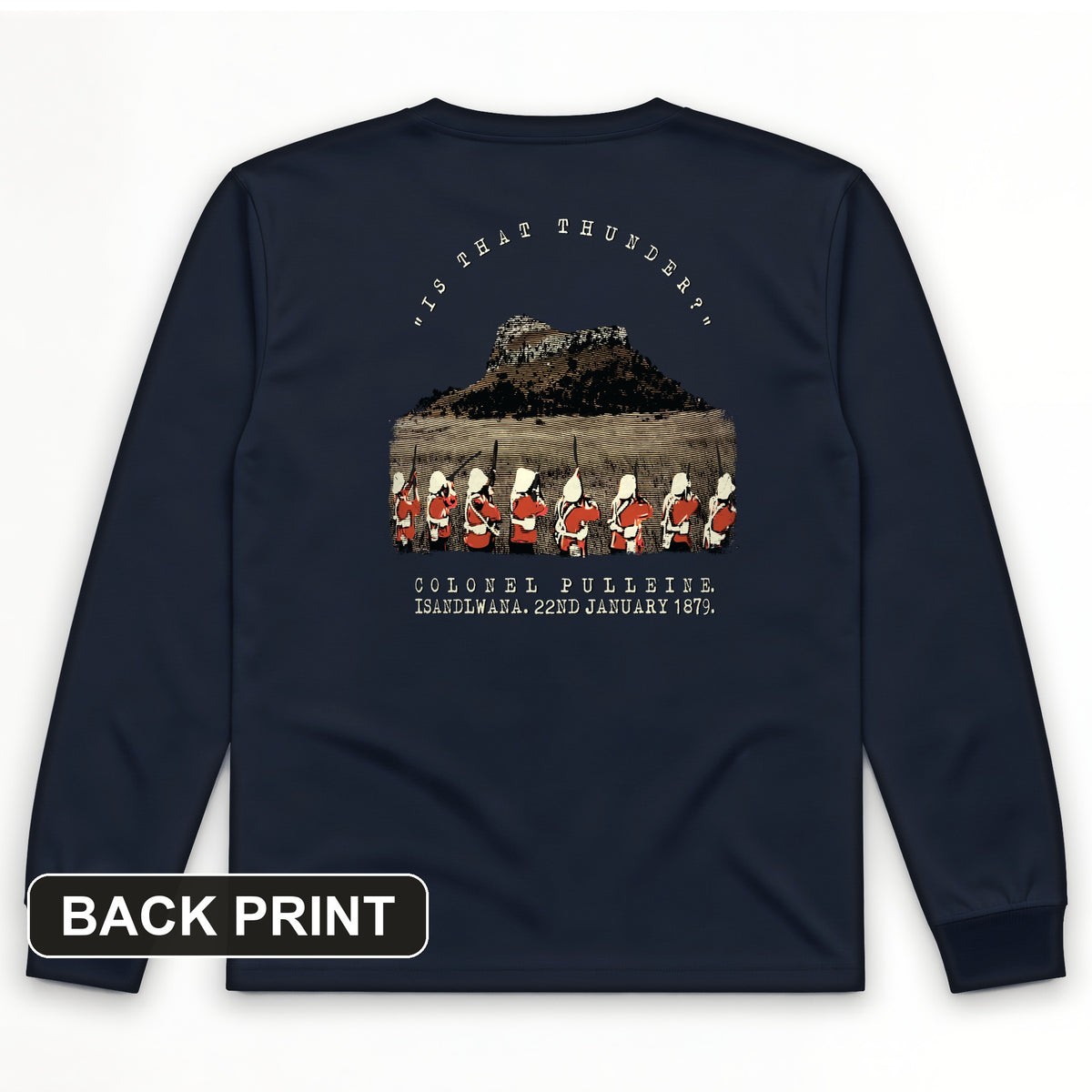 Isandlwana Back Print Long Sleeve T-Shirt