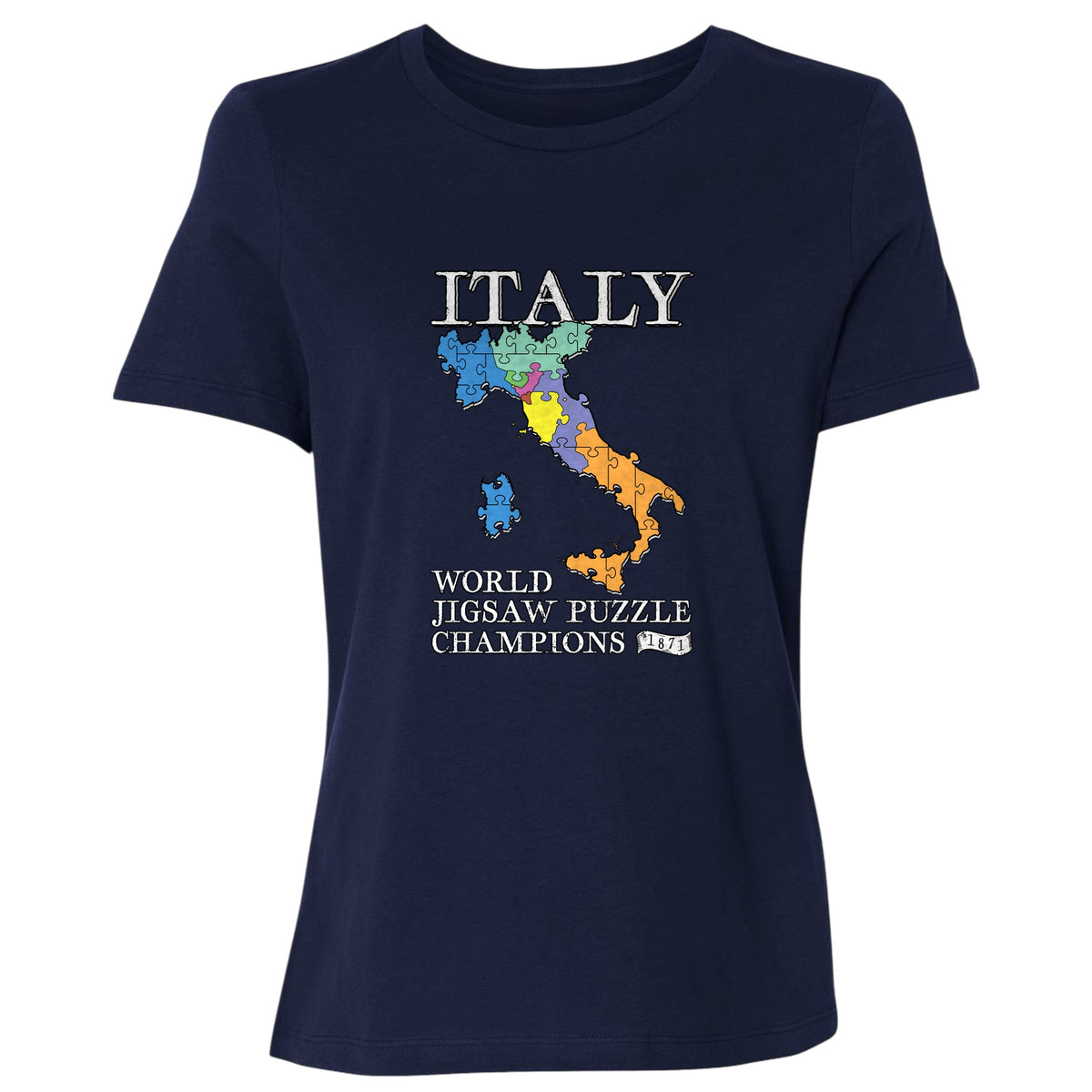 Italy Jigsaw Puzzle Women's T-Shirt