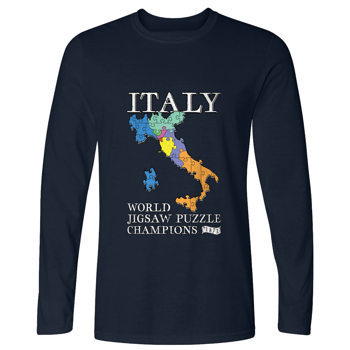 Italy Jigsaw Puzzle Long Sleeve T-Shirt