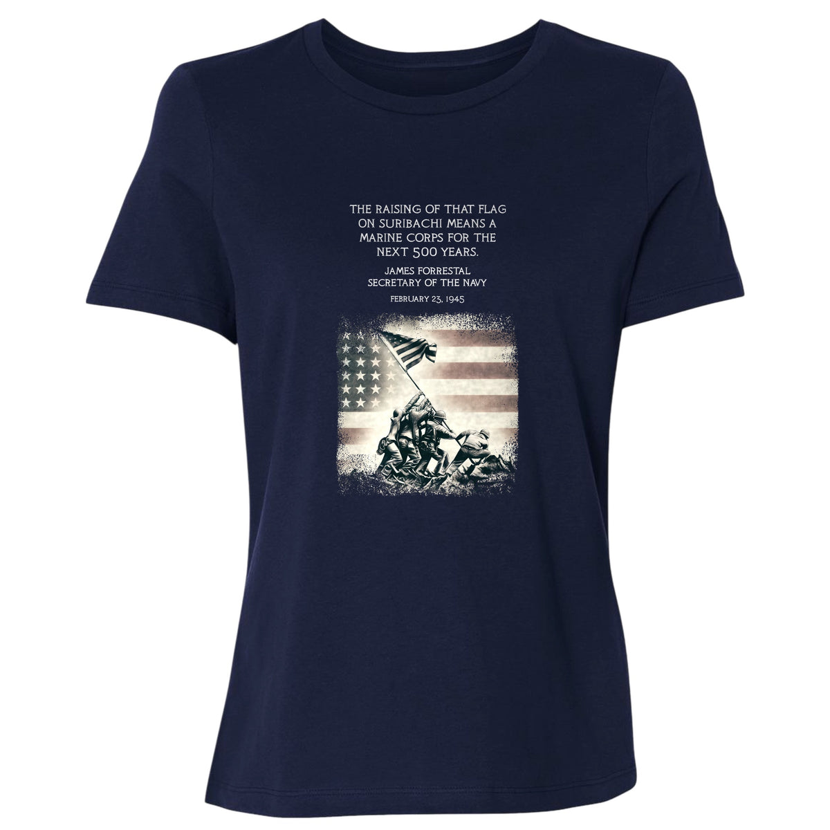 Iwo Jima Flag Women's T-Shirt