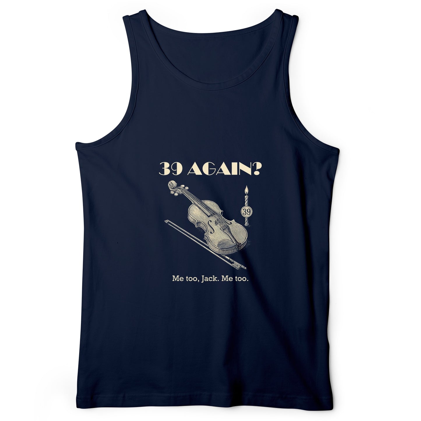 Jack Benny 39 Again Tank Top