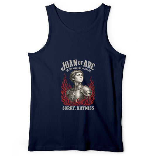 Joan of Arc Girl on Fire Tank Top