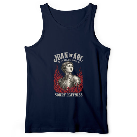 Joan of Arc Girl on Fire Tank Top