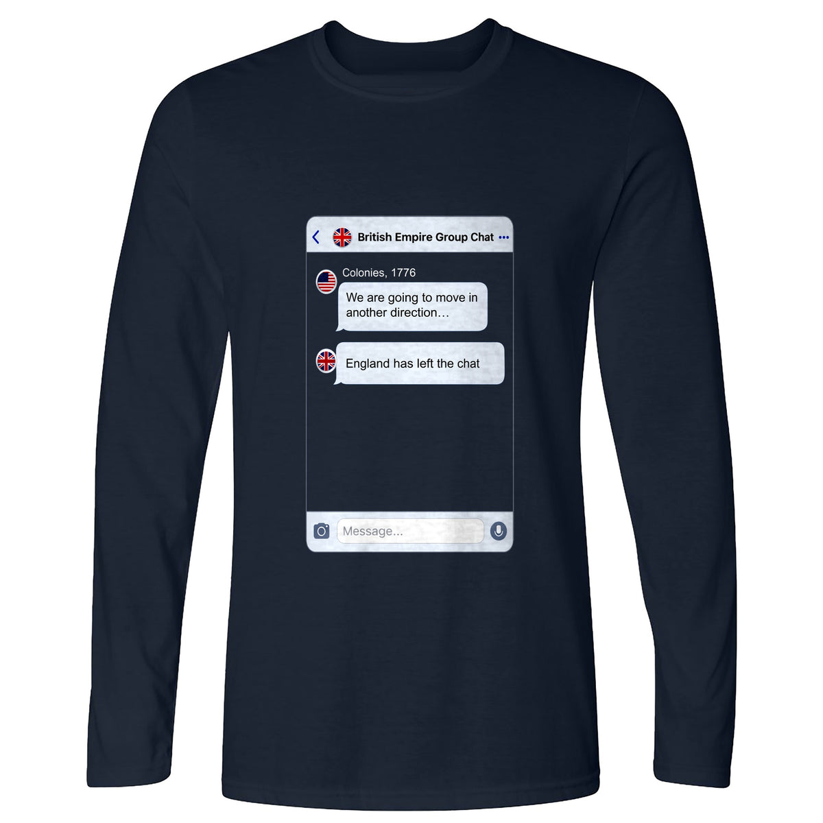 Left the Chat Long Sleeve T-Shirt