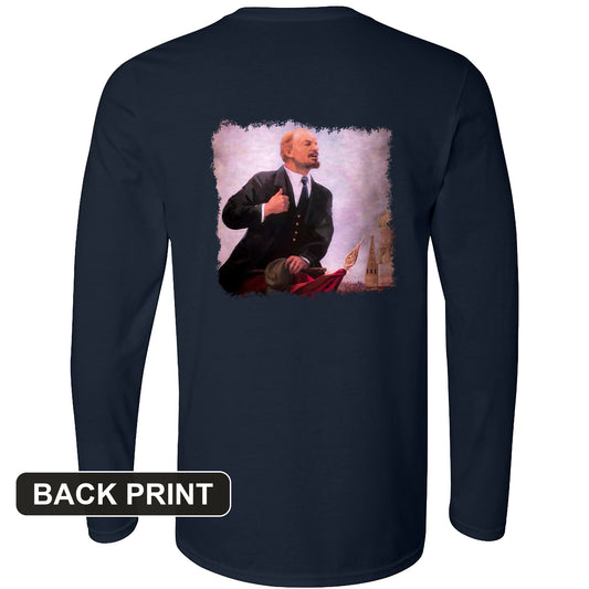 Lenin Back Print Long Sleeve T-Shirt