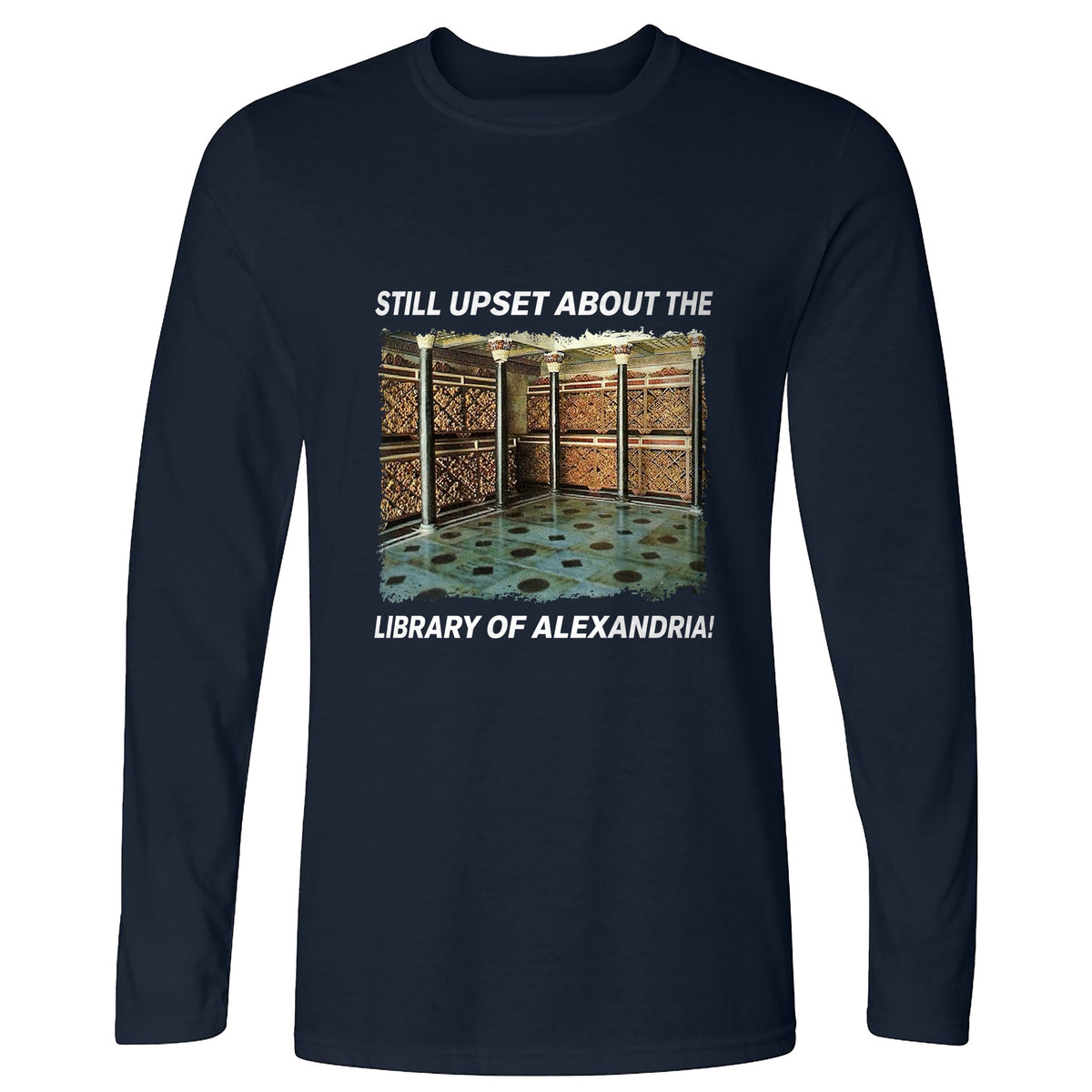 Library Of Alexandria Long Sleeve T-Shirt