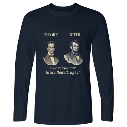 Lincoln Style Consultant Grace Bedell Long Sleeve T-Shirt