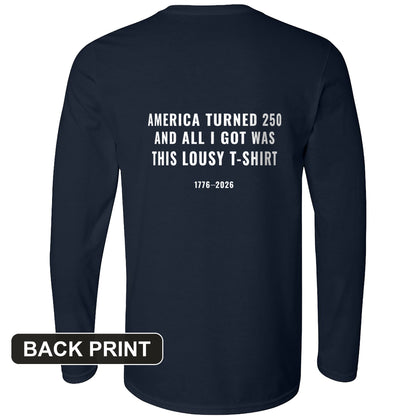 Lousy Back Print Long Sleeve T-Shirt