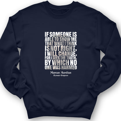 Marcus Aurelius Quote Crewneck