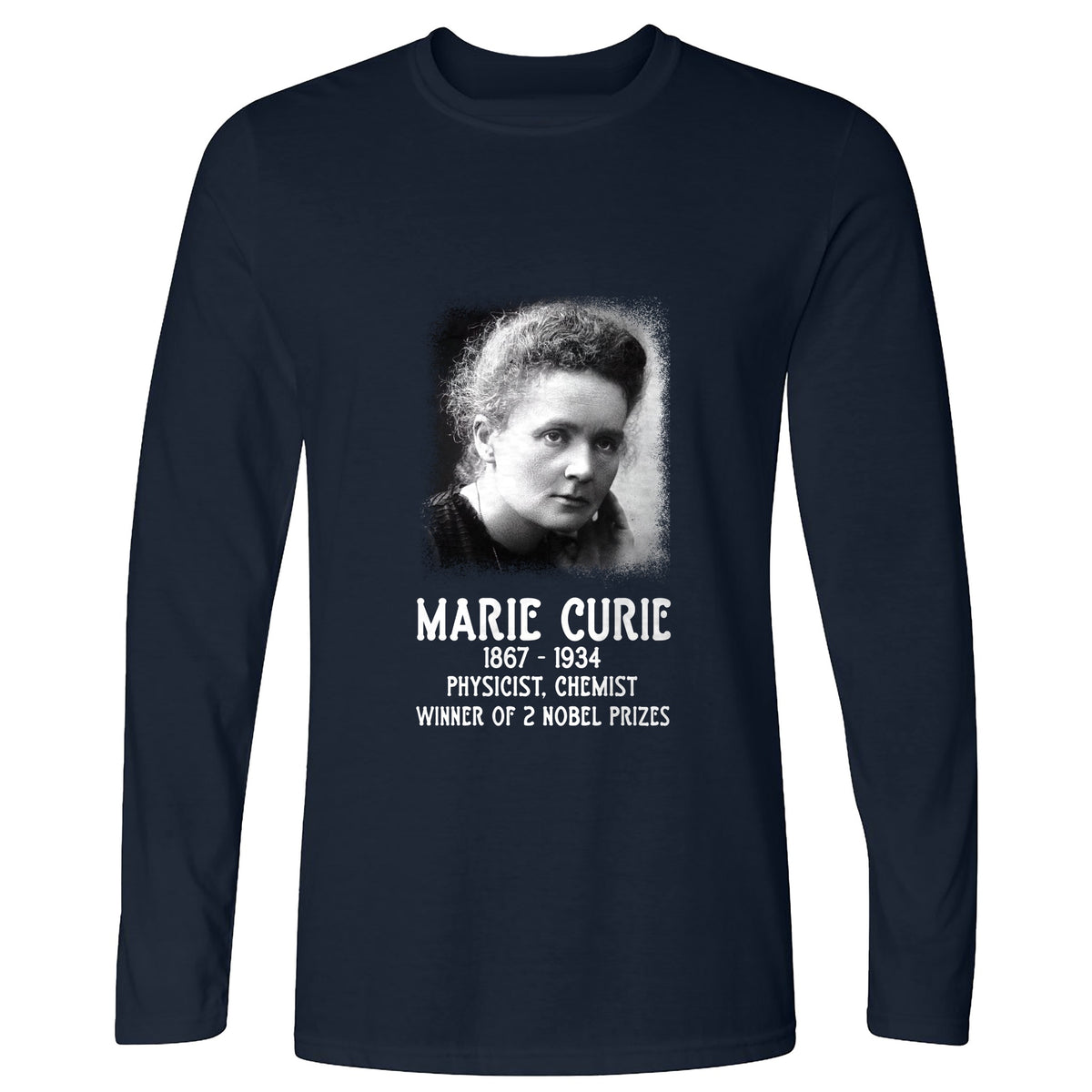 Marie Curie Long Sleeve T-Shirt