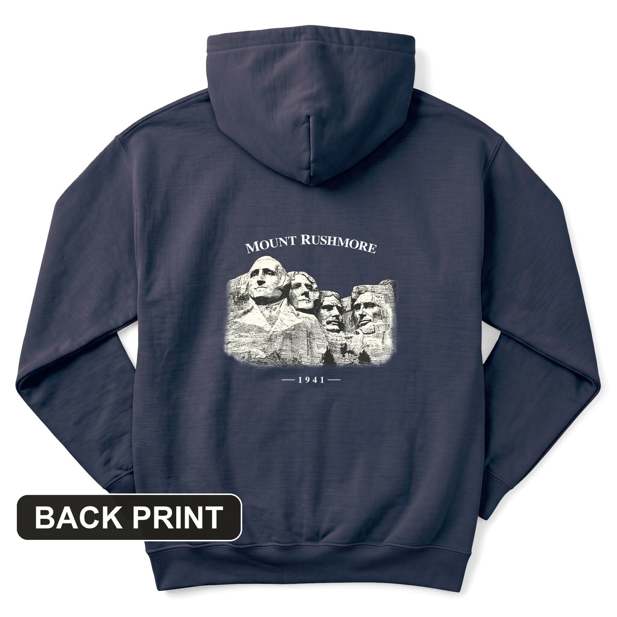 Mount Rushmore Back Print Hoodie
