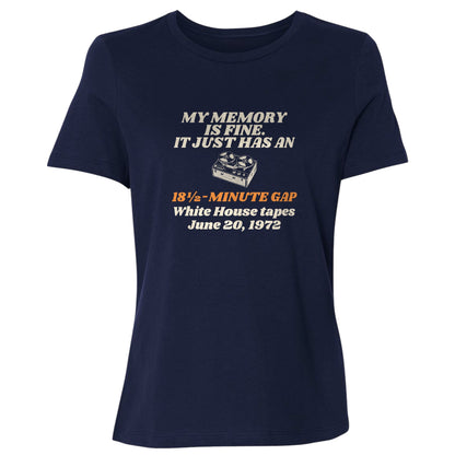 My Memory Has An 18 And A Half Minute Gap Women's T-Shirt
