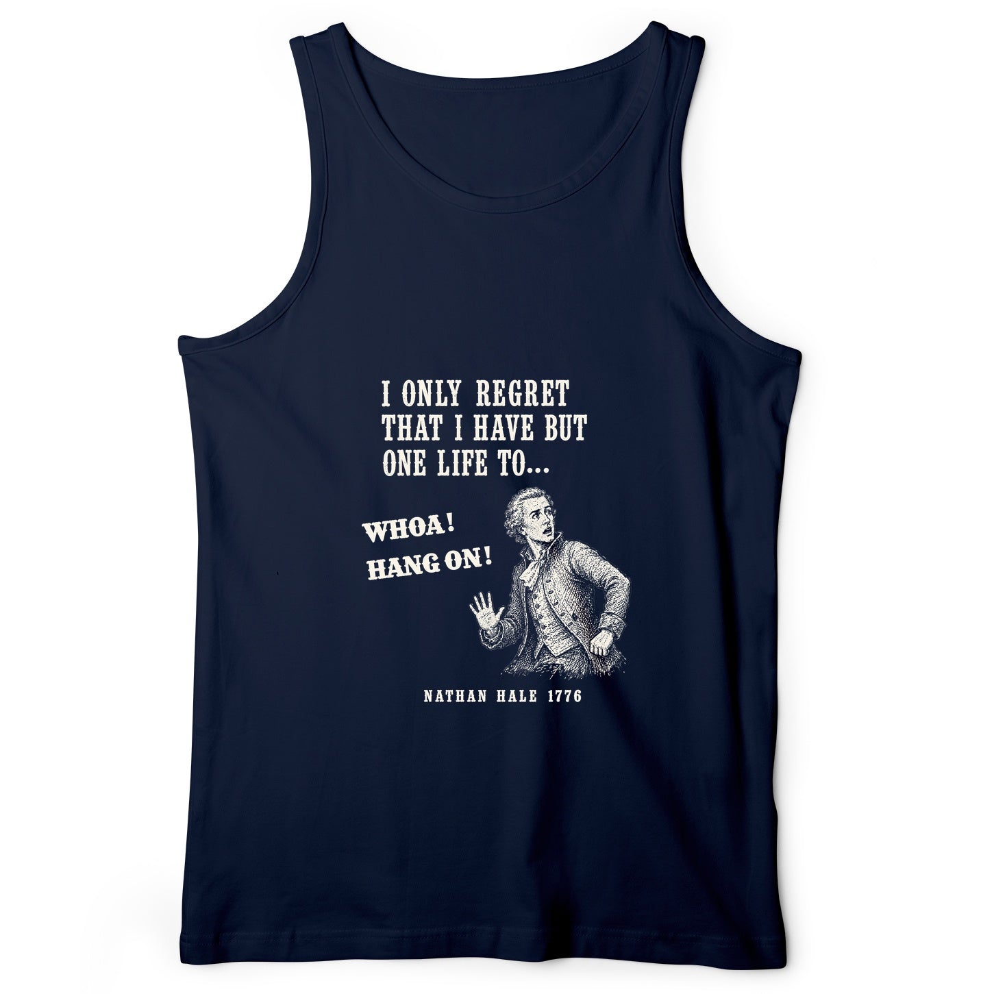Nathan Hale Whoa Hang On Tank Top
