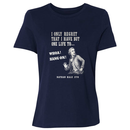 Nathan Hale Whoa Hang On Women's T-Shirt