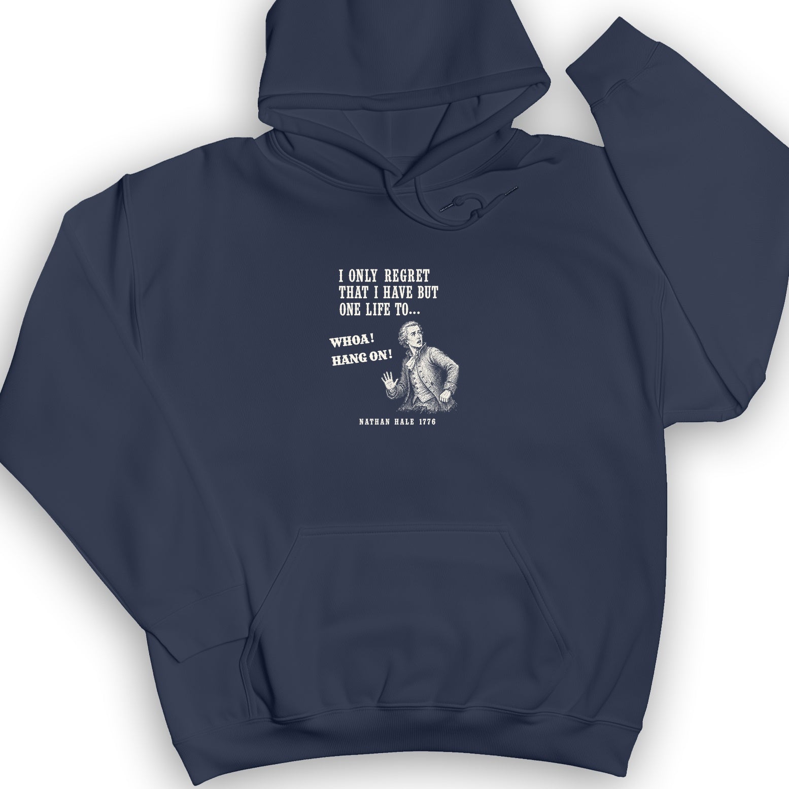 Nathan Hale Whoa Hang On Hoodie