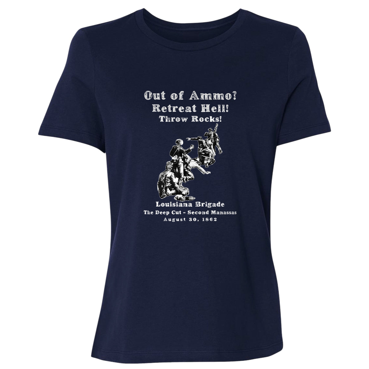 Out Of Ammo Throw Rocks Women's T-Shirt