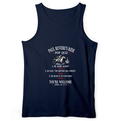 Paul Revere Quiz Tank Top