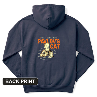 Pavlov's Cat Failure Back Print Hoodie