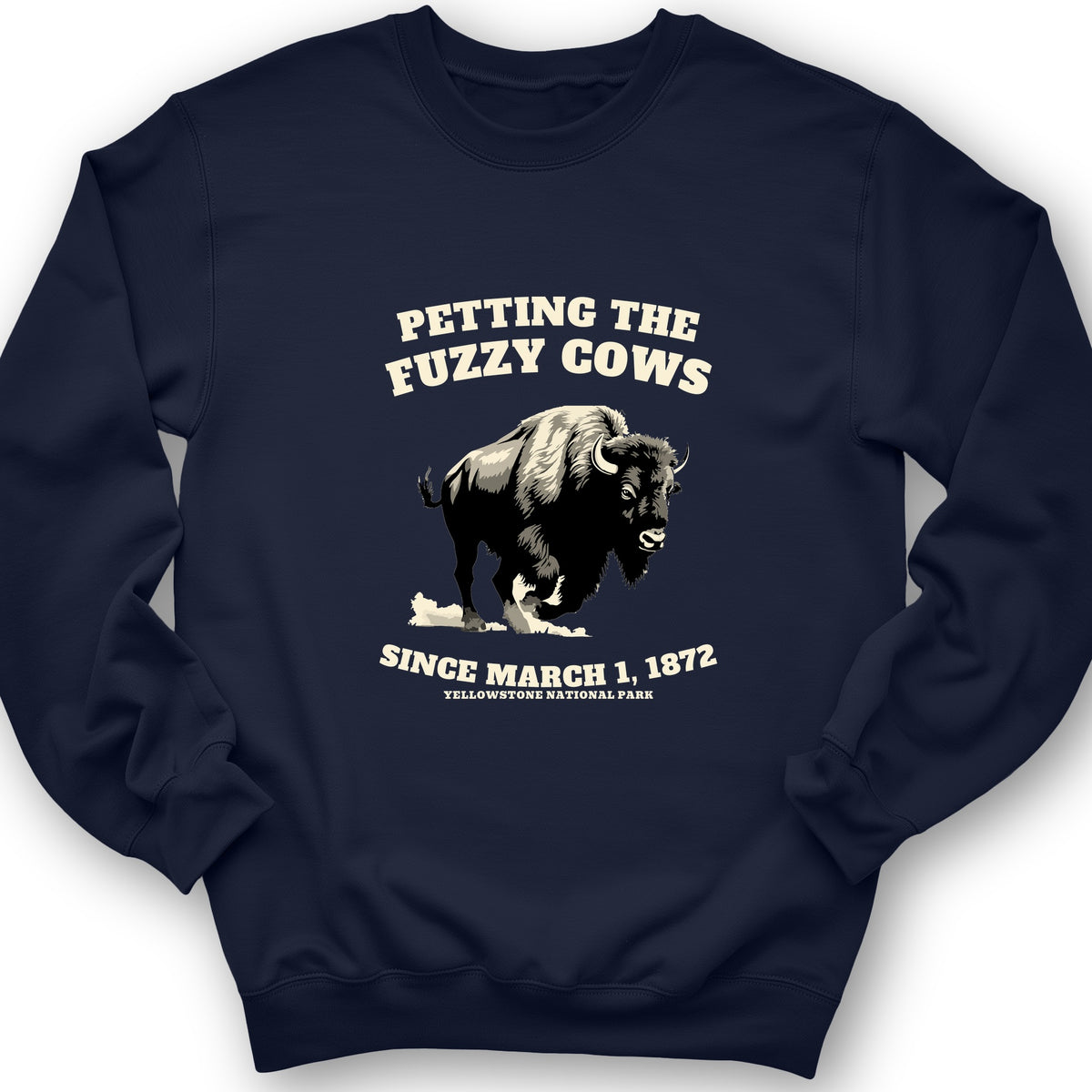 Petting The Fuzzy Cows Crewneck
