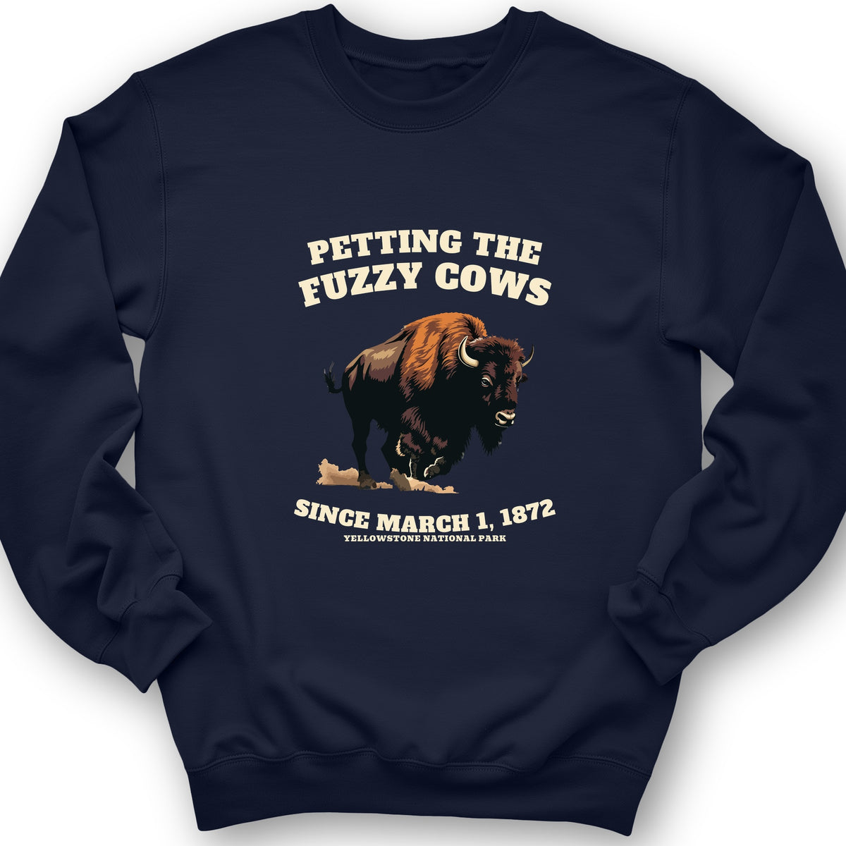 Petting The Fuzzy Cows Crewneck