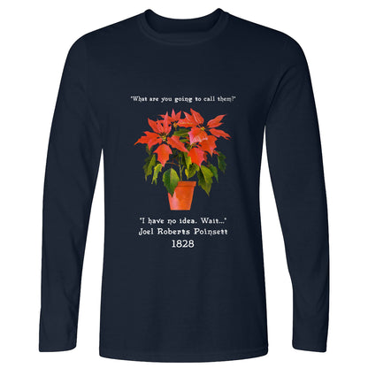 Poinsettias Long Sleeve T-Shirt