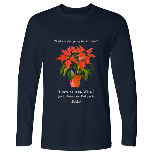Poinsettias Long Sleeve T-Shirt