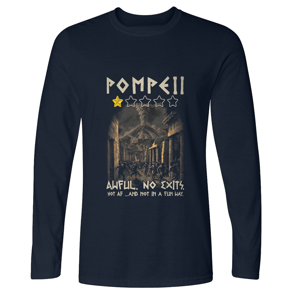 Pompeii 1 Star Long Sleeve T-Shirt