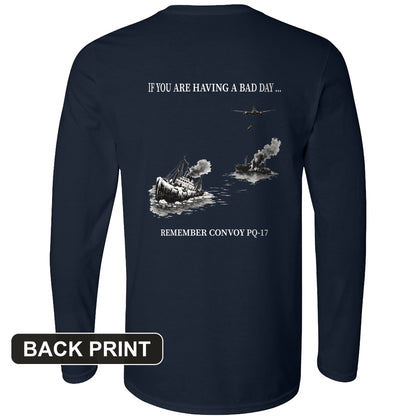 Pq-17 Back Print Long Sleeve T-Shirt