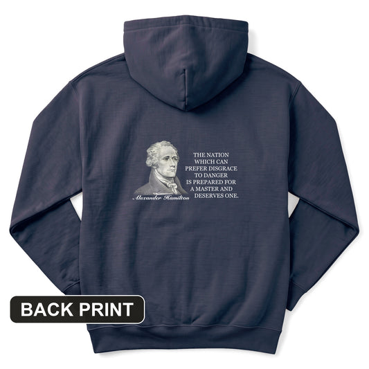 Prefer Disgrace To Danger Back Print Hoodie