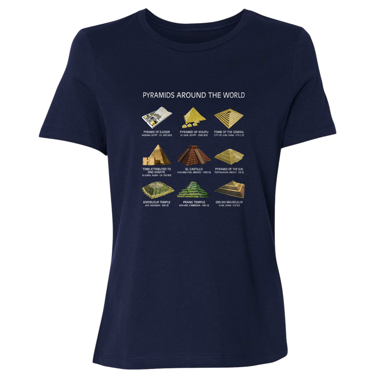 Pyramids of the World Women's T-Shirt