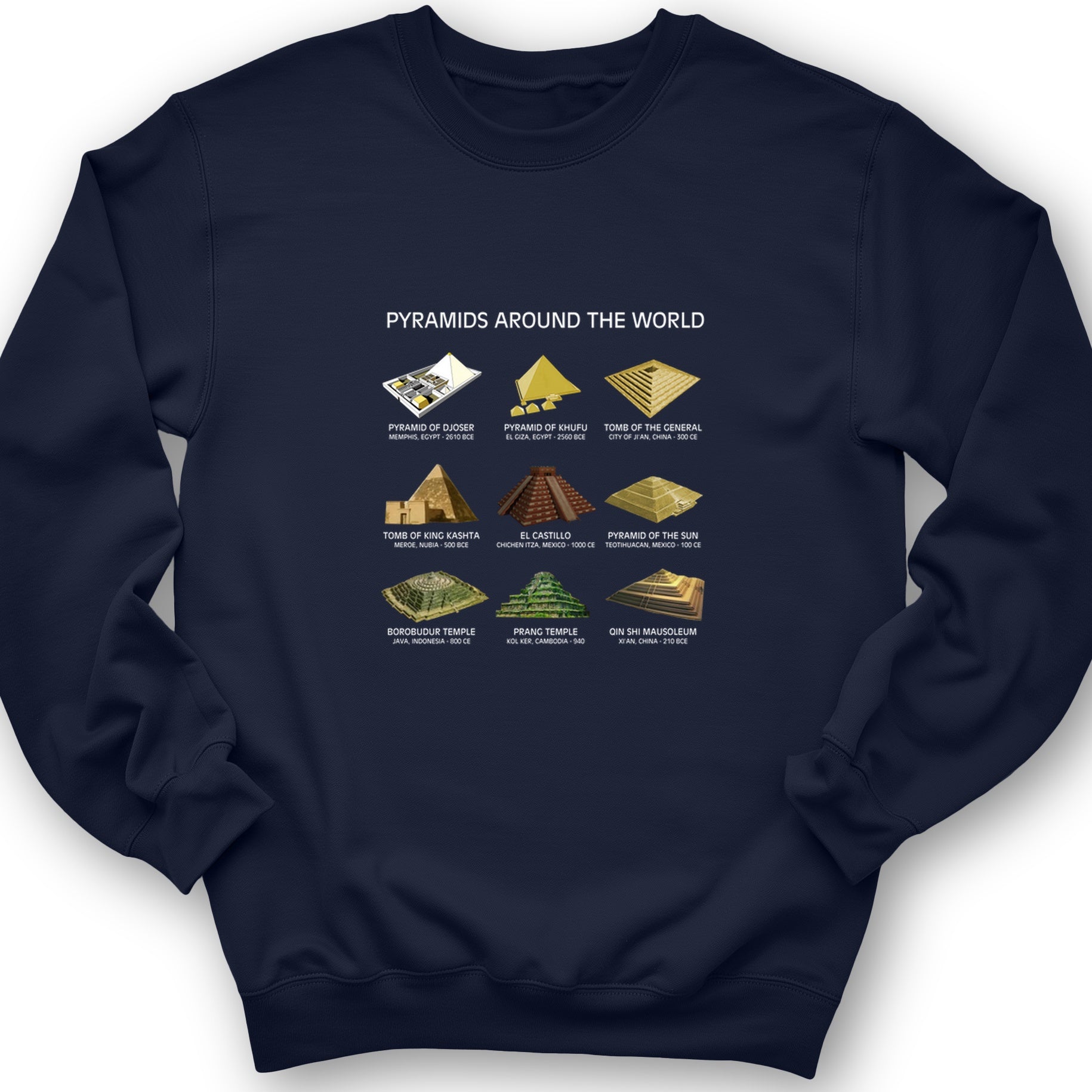 Pyramids Of The World Crewneck