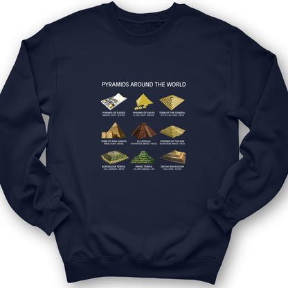 Pyramids Of The World Crewneck