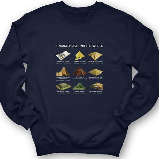 Pyramids of the World Crewneck