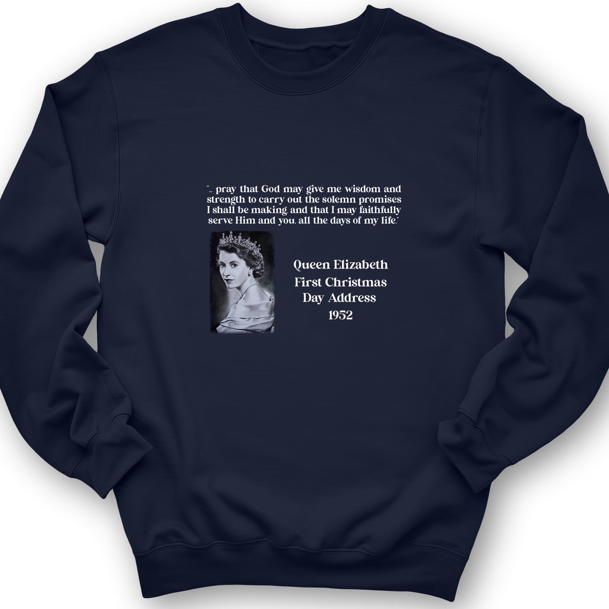 Queen Elizabeth II Xmas Address Crewneck