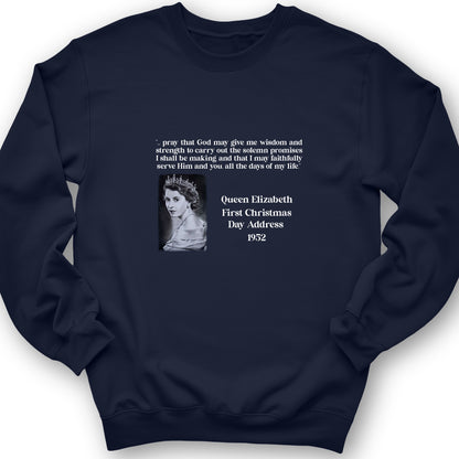 Queen Elizabeth II Xmas Address Crewneck