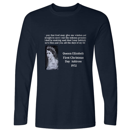 Queen Elizabeth II Xmas Address Long Sleeve T-Shirt