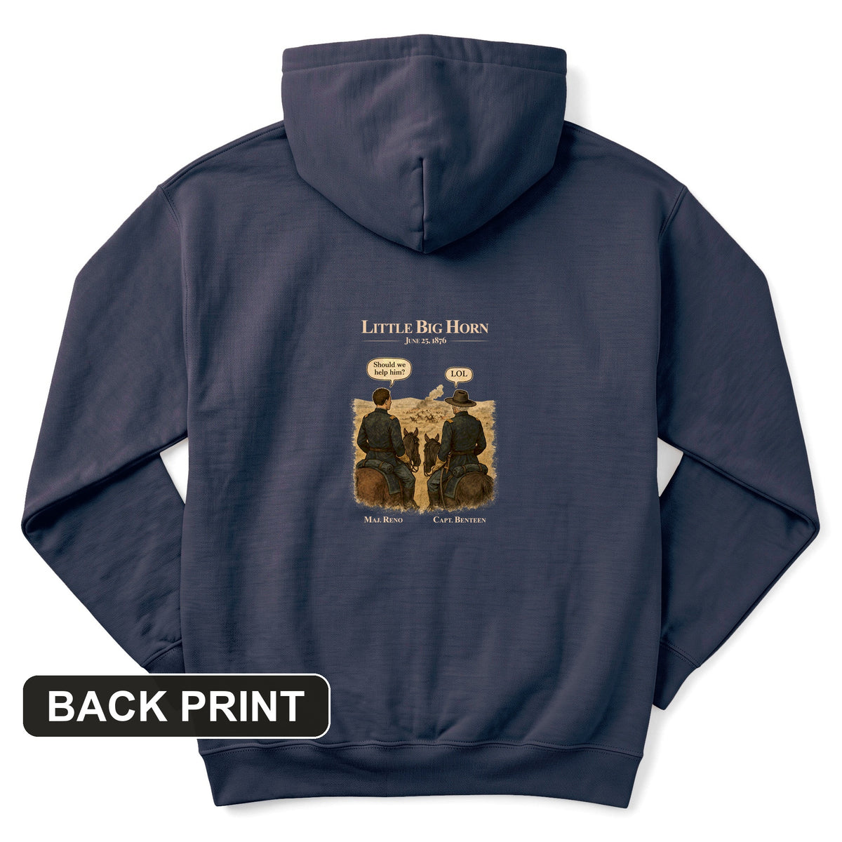 Reno and Benteen Back Print Hoodie