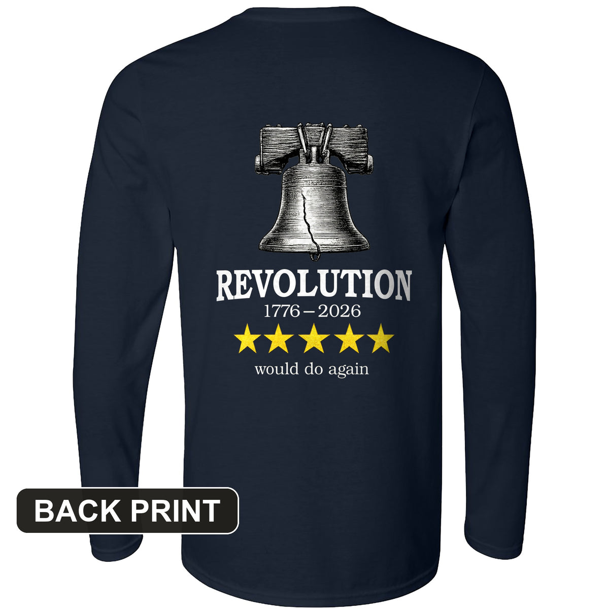 Revolution Back Print Long Sleeve T-Shirt