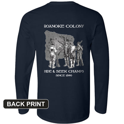 Roanoke Back Print Long Sleeve T-Shirt
